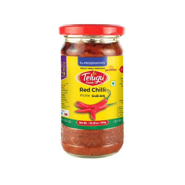 Telugu Foods Red Chilli Pickle 300g