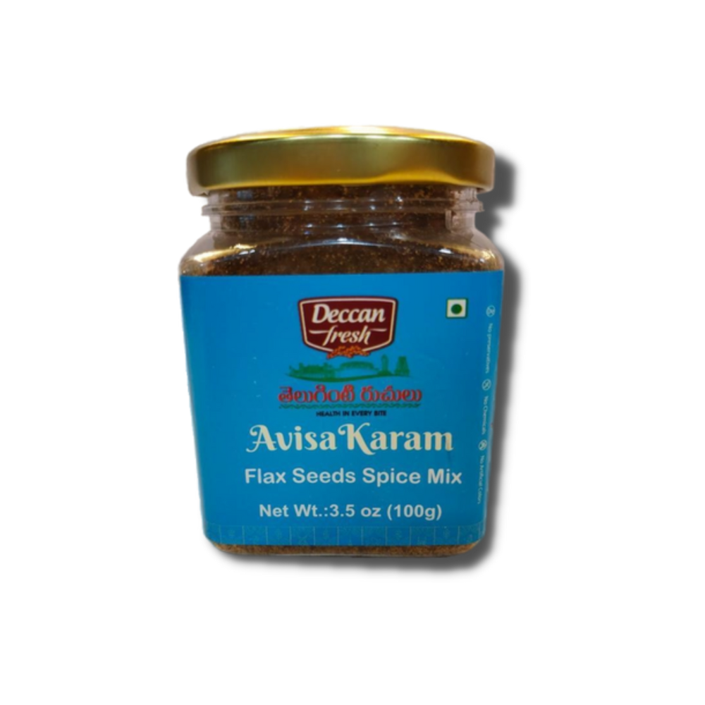 Deccan Fresh Andhra Avisa Karam Fiax Seeds Spice Mix