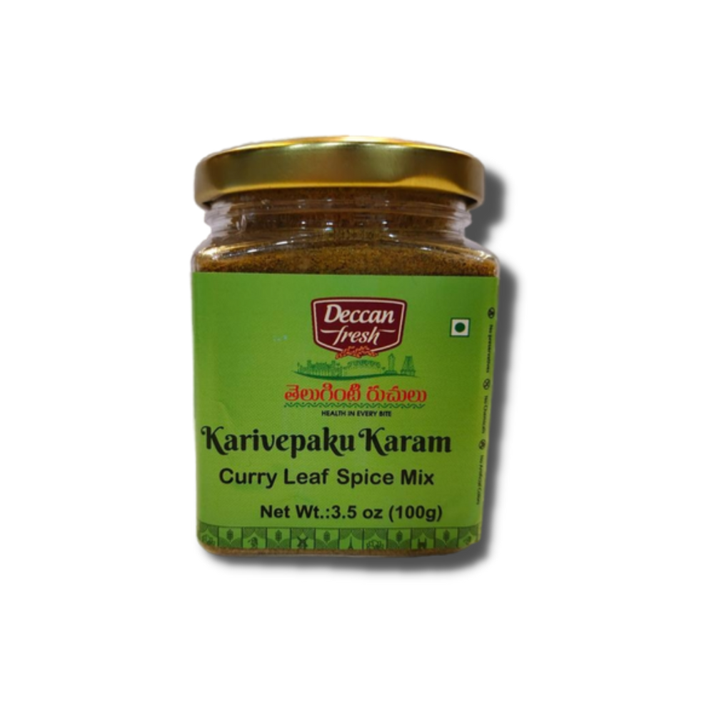 Deccan Fresh Andhra Karuvepaku Karam (Curry Leaf) Spice Mix