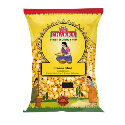 "1kg Bag of Chakra Chana Dal. Versatile lentil for delicious Indian dishes."