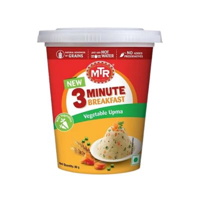 MTR 3 Minute Breakfast Vegetable Upma, Ready-to-Eat Instant Upma