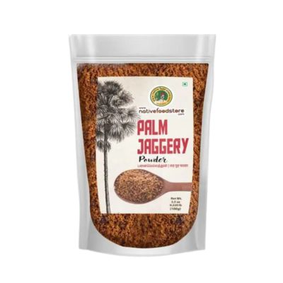 "Palm Jaggery 100g, Native Food Store. Unrefined palm sugar in a small, convenient size."