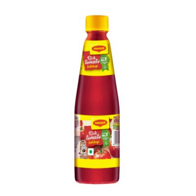 Maggi Rich Tomato Ketchup bottle, 485g.