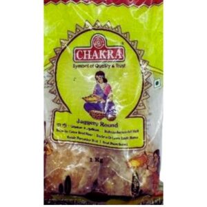 A 1kg pouch of Chakra Jaggery Balls.