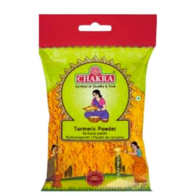 CHAKRA Turmeric Powder 100g in packaging.
