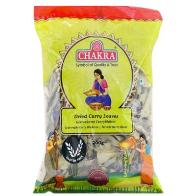 Dried Curry Leaves 200g pack.