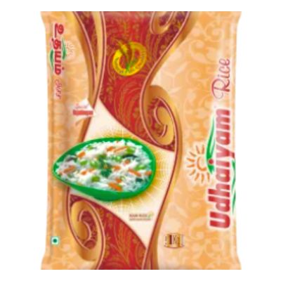 Udhaiyam Raw Rice 1kg pack – Premium South Indian pacharisi for sweet pongal and temple cooking – Buy online UK.