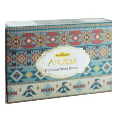 Anushpa Khadi Herbal Coconut Shea Butter Soap 125G – Beauty Bar UK