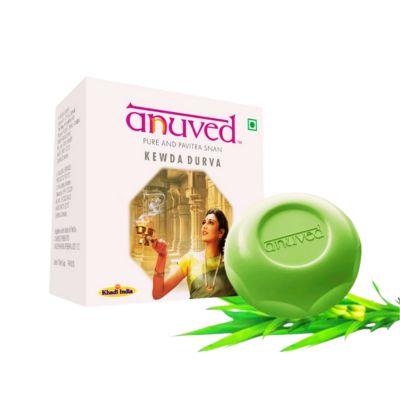 Anuved Kewda Soap 125g – Ayurvedic Indian Soap for Relaxation and Skin Glow.