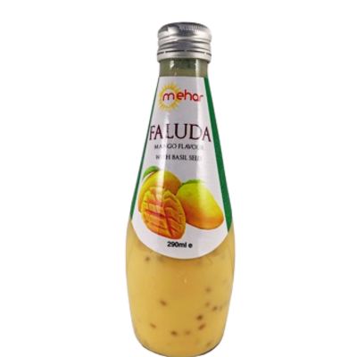 Mehar Mango Faluda Drink 290ml – Creamy mango shake falooda dessert drink available at Spice Supermarket LTD UK