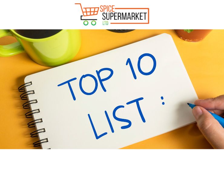 Discover the Top 10 Indian household essentials at Spicesupermarket Ltd UK.